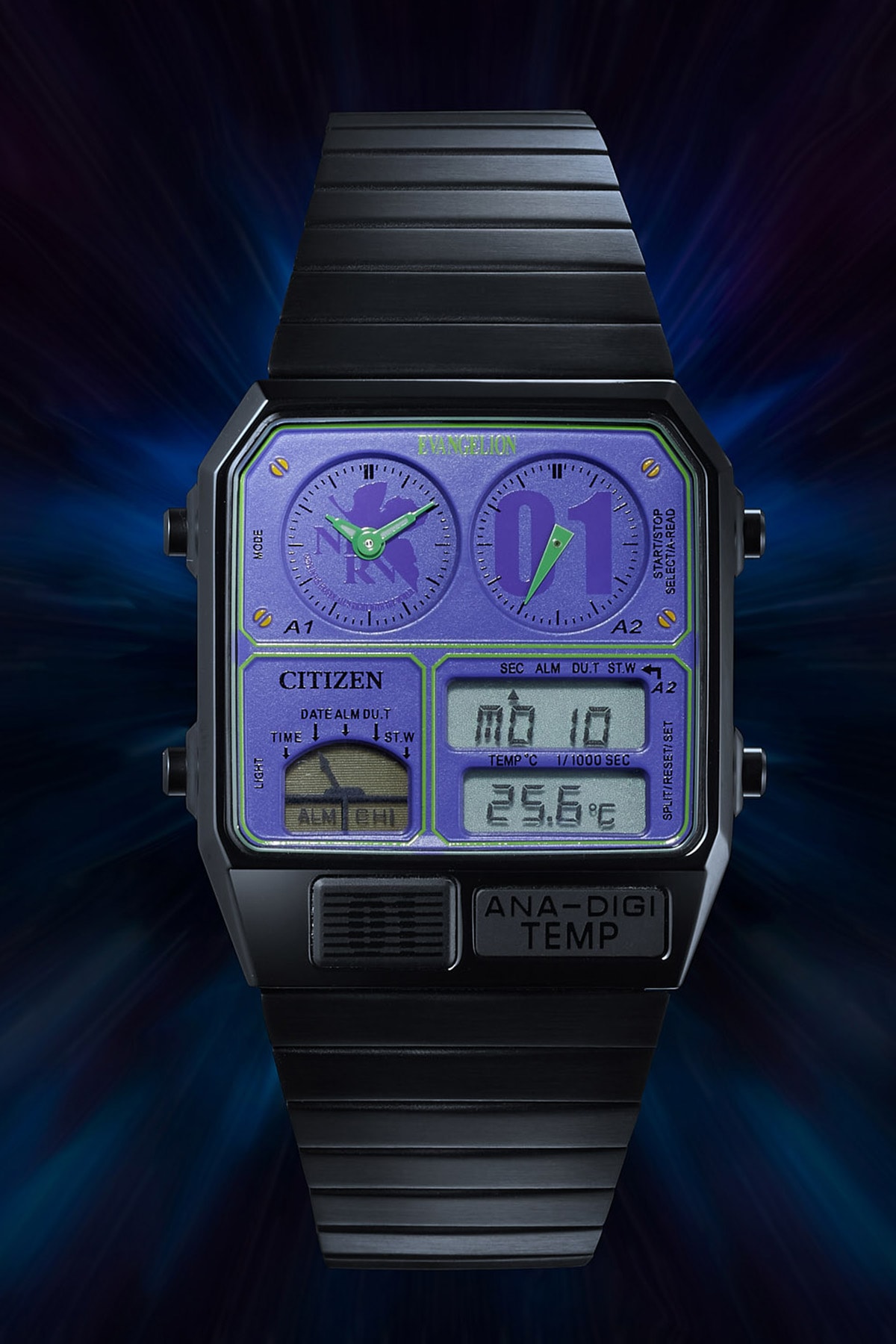 《新世紀福音戰士 Evangelion》x CITIZEN 全新聯乘錶款正式登場