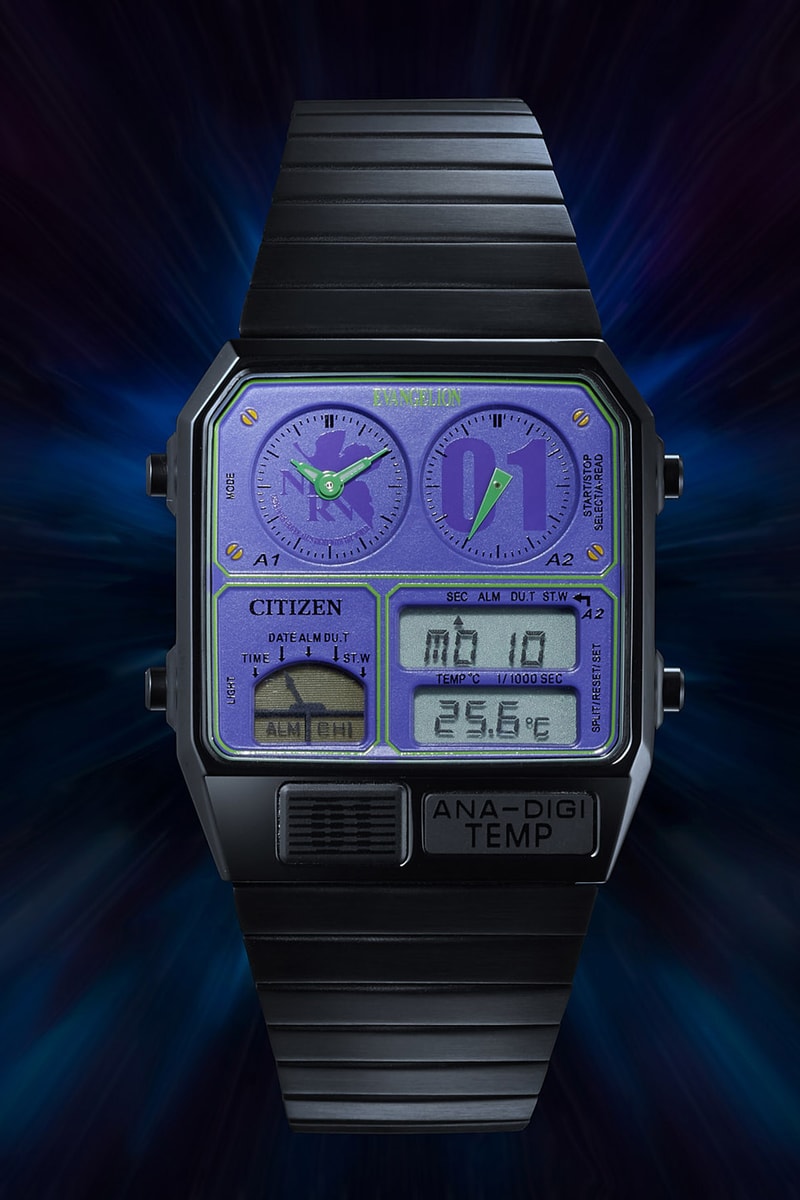 《新世紀福音戰士 Evangelion》x CITIZEN 全新聯乘錶款正式登場