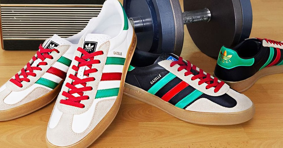 Gucci x adidas Gazelle 聯乘鞋款最新配色正式登場