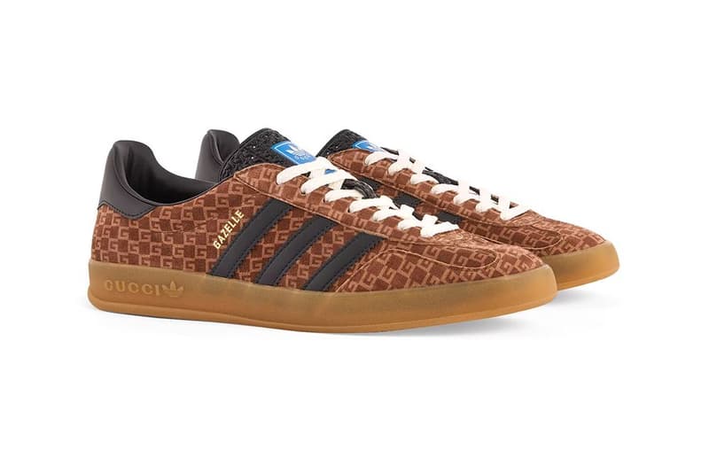 Gucci x adidas Gazelle 聯乘鞋款最新配色正式登場