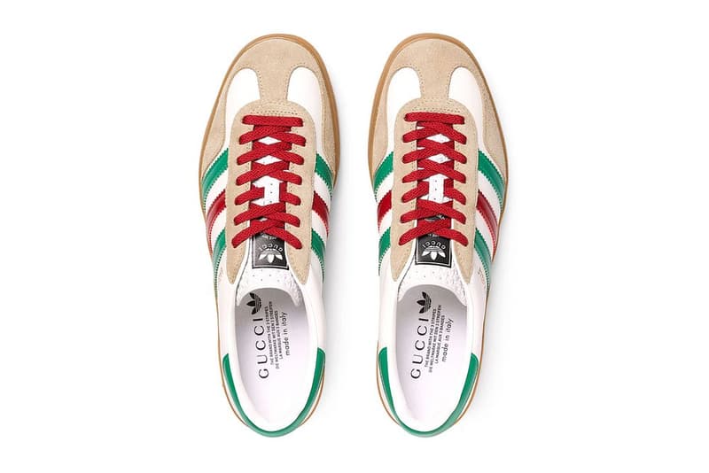 Gucci x adidas Gazelle 聯乘鞋款最新配色正式登場