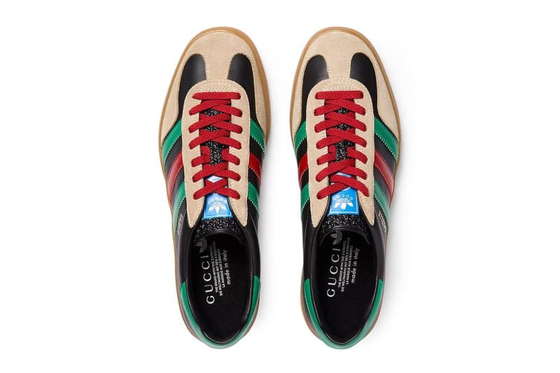 Gucci x adidas Gazelle 聯乘鞋款再釋出三種全新配色