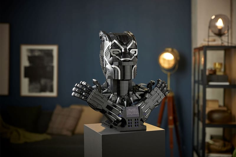 LEGO《黑豹 Black Panther》1/1 比例胸像積木正式亮相