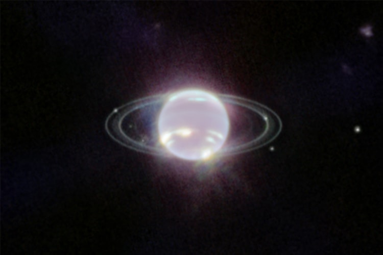 NASA 公開詹姆斯韋伯太空望遠鏡拍攝「海王星」圖像