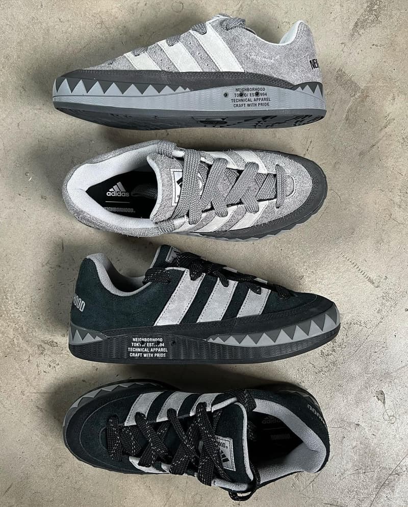 NEIGHBORHOOD x adidas ADIMATIC 最新聯名鞋款率先曝光