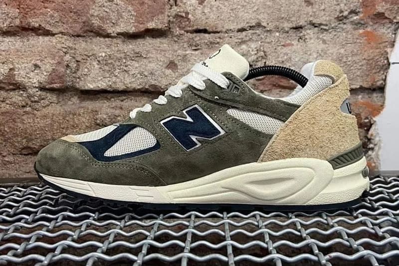 New Balance 990v2 MADE in USA 全新配色「Olive/Beige」率先亮相