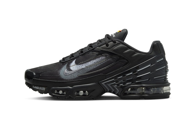 Nike Air Max Plus 3 最新全黑配色正式發佈
