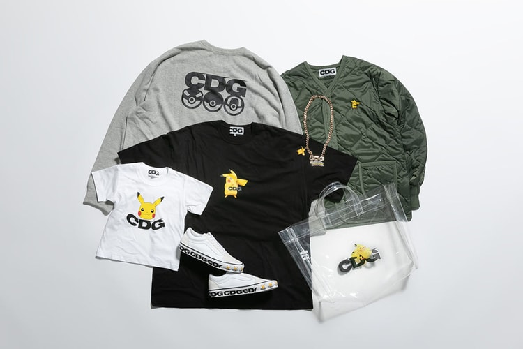 COMME des GARÇONS CDG x Pokémon 完整聯乘系列正式公開