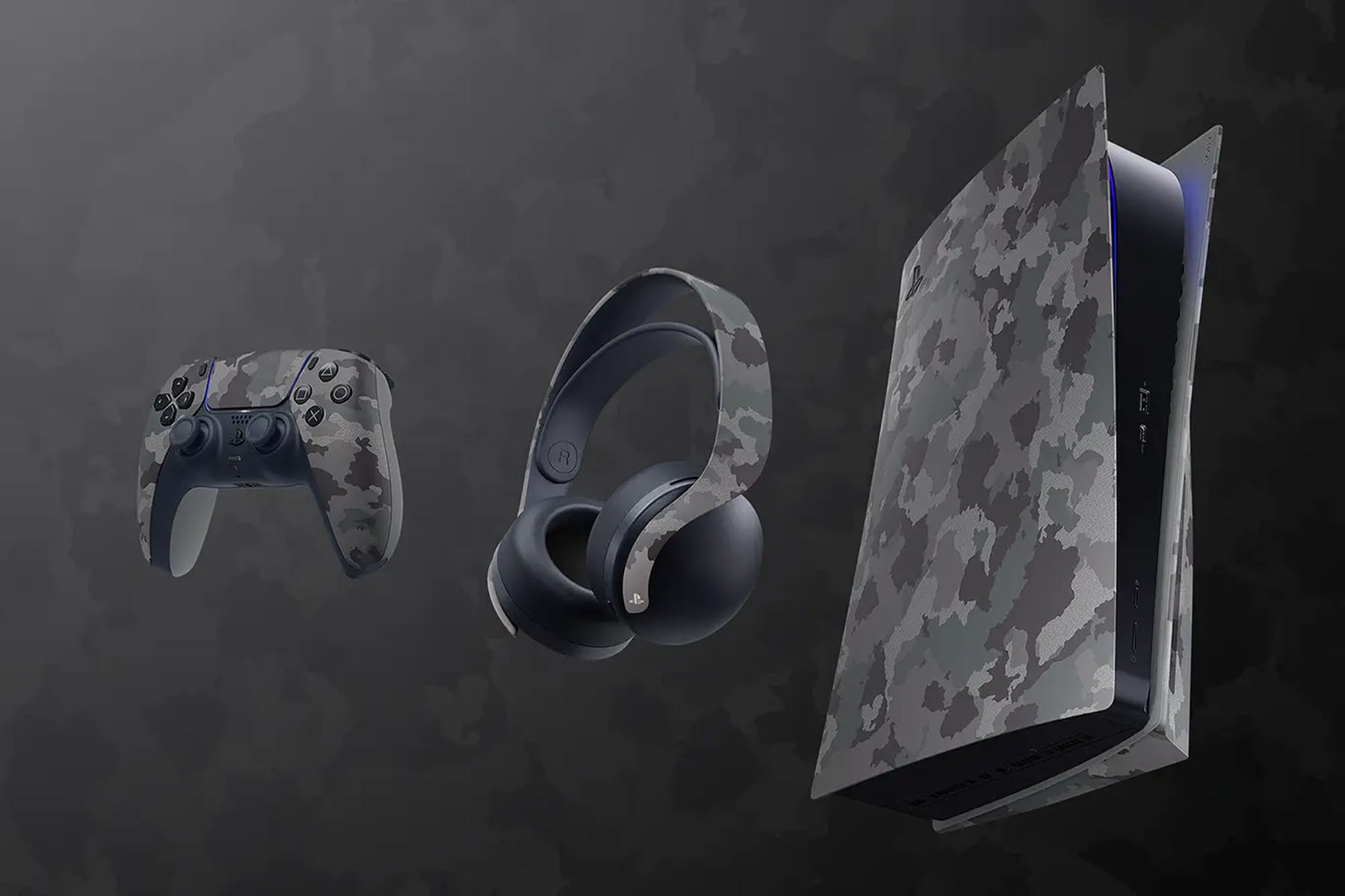 Sony PlayStation 5 全新「深灰迷彩」配件系列正式發佈