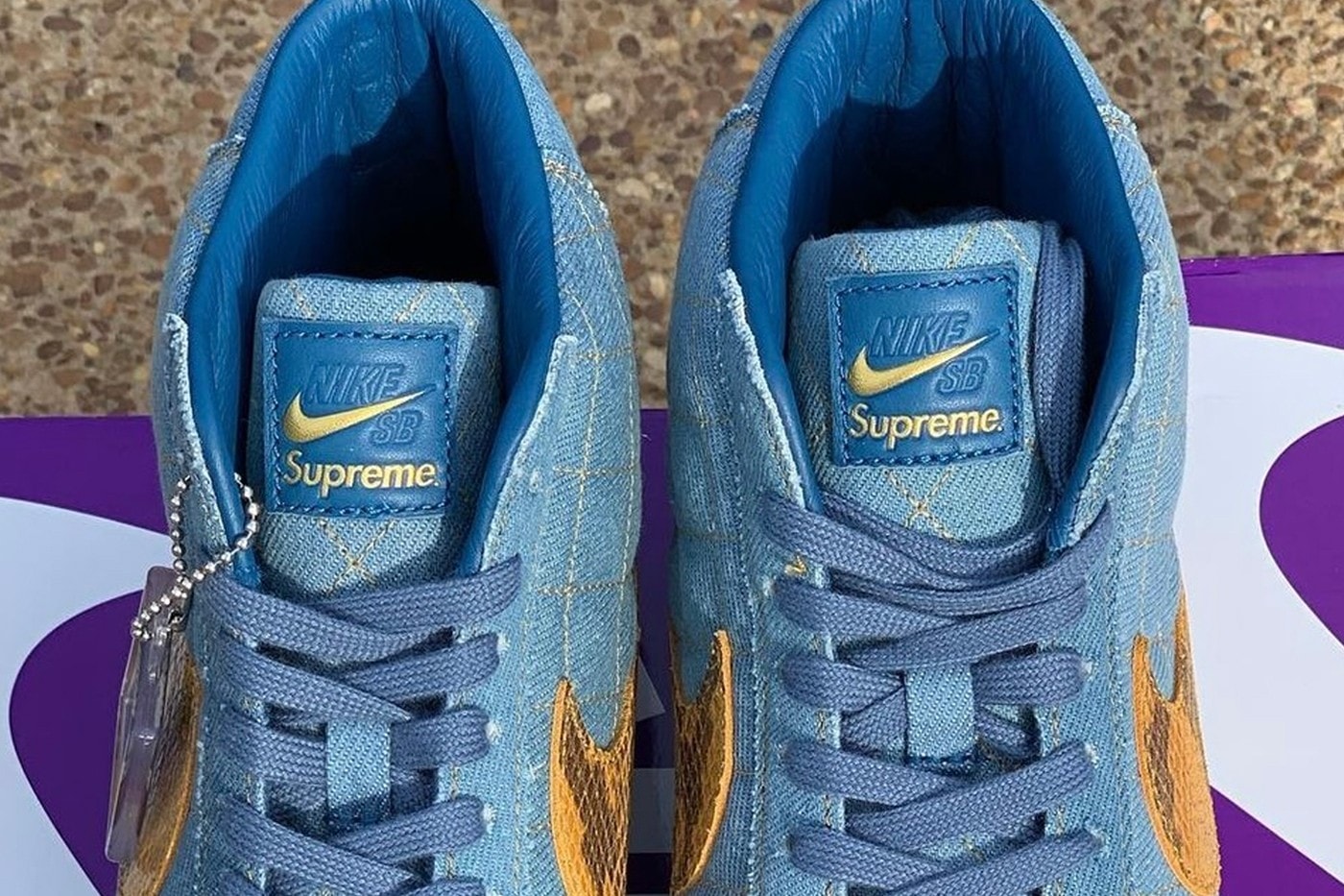 率先預覽 Supreme x Nike SB Blazer Mid 最新聯名配色「Industrial Blue」