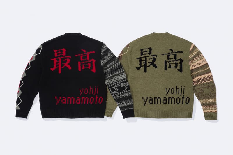 Supreme x Yohji Yamamoto 2022 秋季聯名系列正式發佈