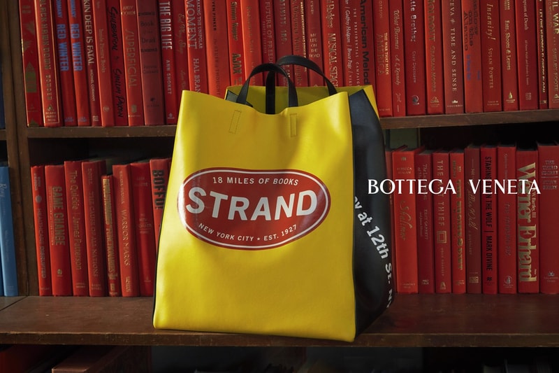 Bottega Veneta 攜手紐約知名書店 The Strand 推出聯乘皮革手袋系列