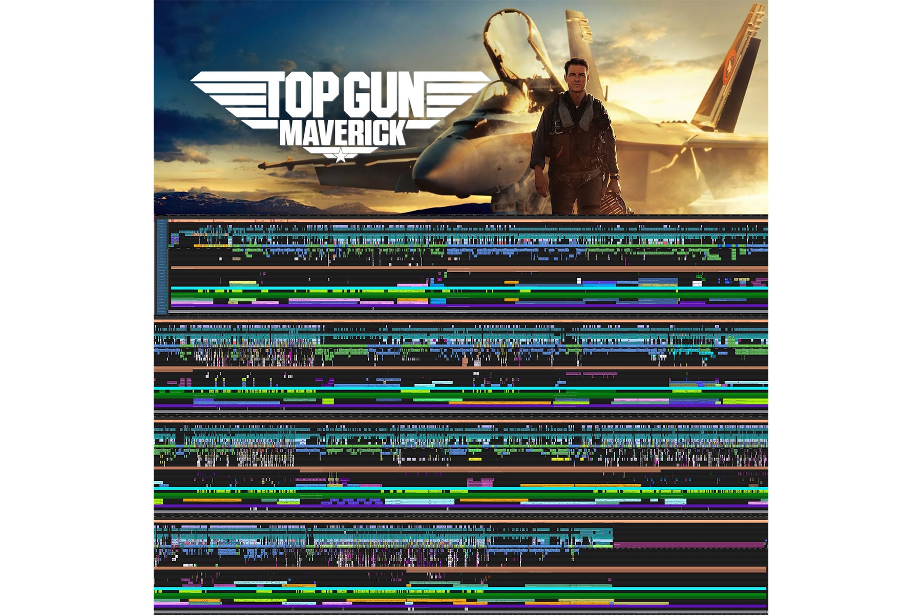 Tom Cruise 主演大片《Top Gun: Maverick》剪接師公開驚人軌道圖