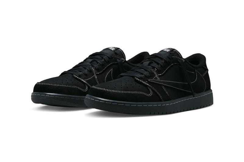 Travis Scott x Air Jordan 1 Low OG SP「Black Phantom」官方圖輯正式公開