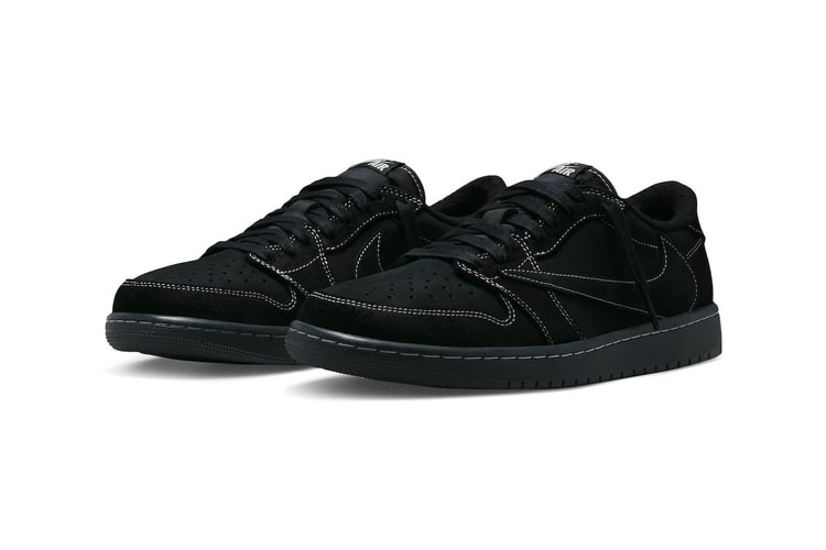 Travis Scott x Air Jordan 1 Low OG SP「Black Phantom」官方圖輯正式公開