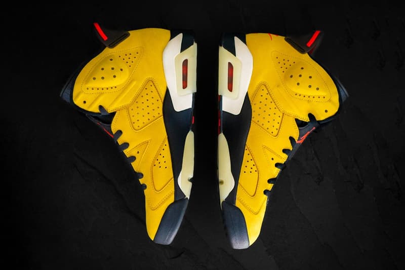 率先近賞 Travis Scott x Air Jordan 6 親友版本限定款「F&F Yellow」