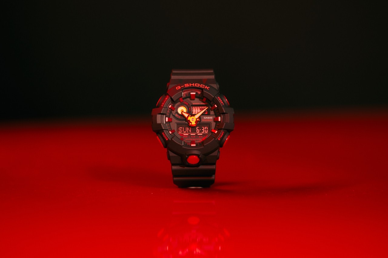 主打火紅配色及工業風外型，G-SHOCK 推出全新 Ignite Red 系列