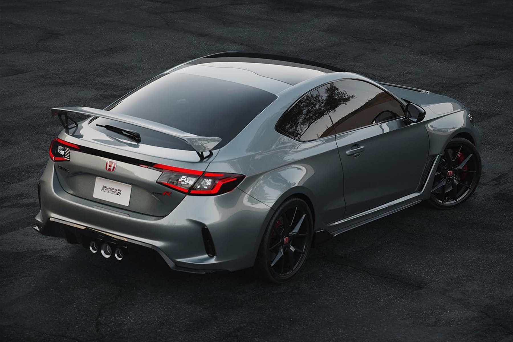 設計師打造 2023 Honda Civic Type R 全新「雙門 Coupe」概念改裝