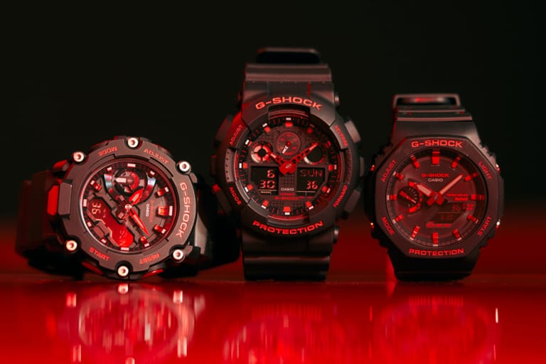 主打火紅配色及工業風外型，G-SHOCK 推出全新 Ignite Red 系列