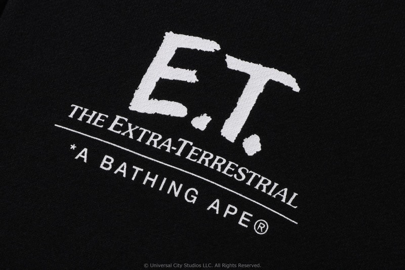 A BATHING APE® ×《E.T.》最新聯名系列即將登場