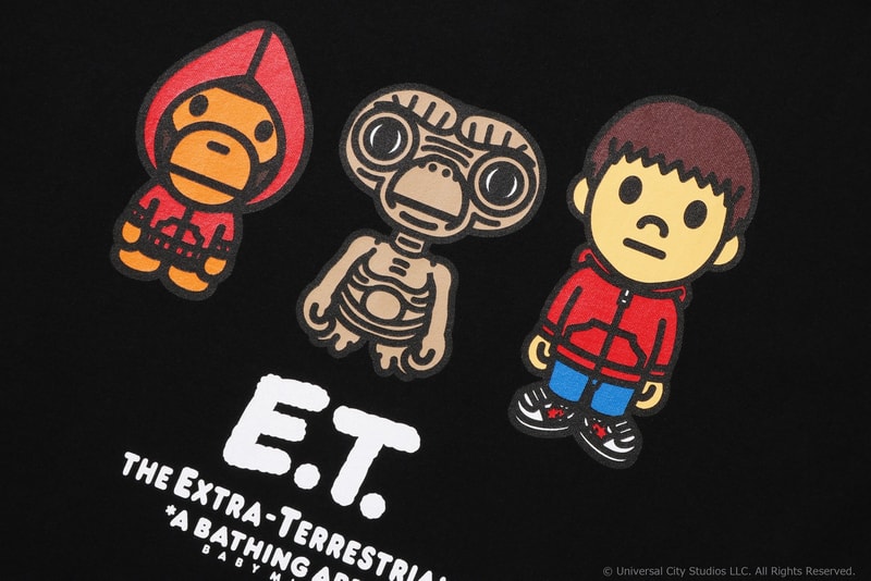 A BATHING APE® ×《E.T.》最新聯名系列即將登場