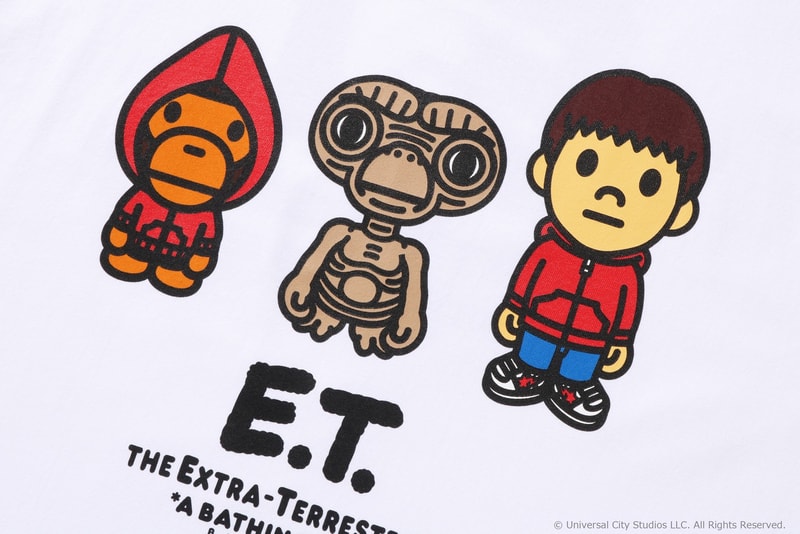 A BATHING APE® ×《E.T.》最新聯名系列即將登場