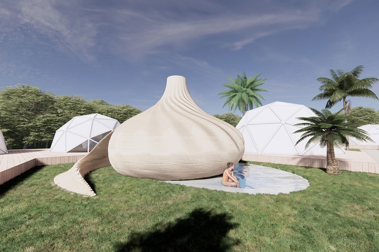 日本傳奇設計師隈研吾之子隈太一操刀「海螺形桑拿房」正式開幕