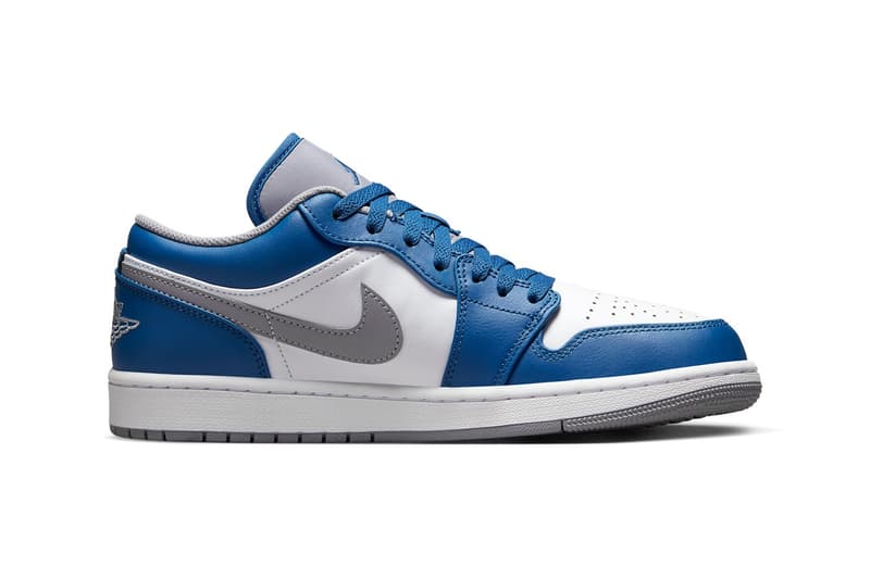 Air Jordan 1 Low 最新配色「True Blue」率先曝光