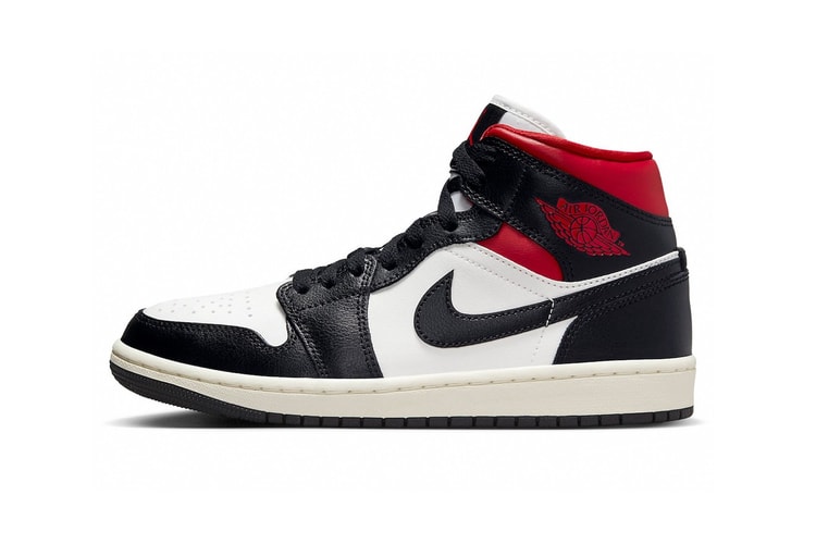 Air Jordan 1 Mid 最新配色「Gym Red」率先曝光