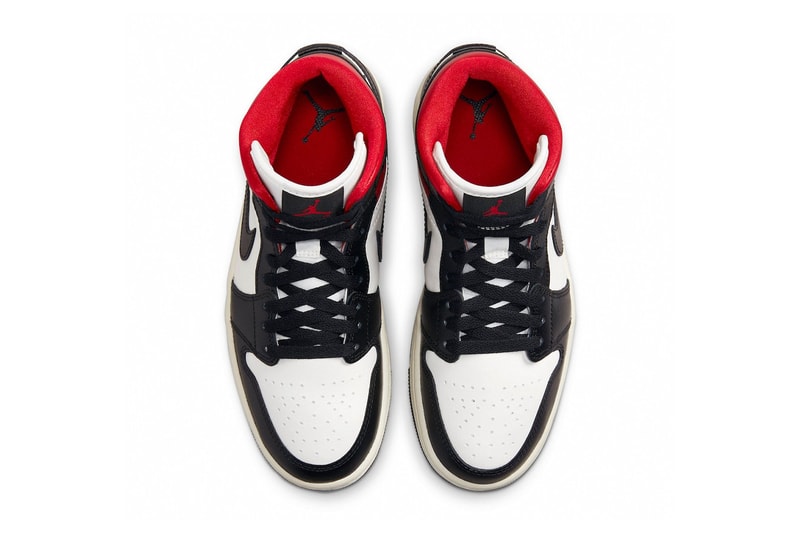 Air Jordan 1 Mid 最新配色「Gym Red」率先曝光
