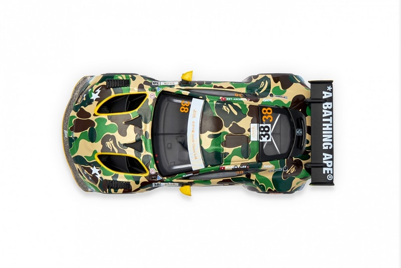 BAPE® x ASTON MARTIN GT3 聯名模型車即將登場