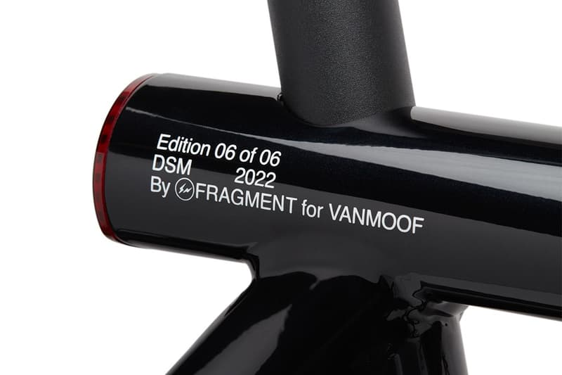 fragment design 攜手 VanMoof 推出全新聯名電動自行車