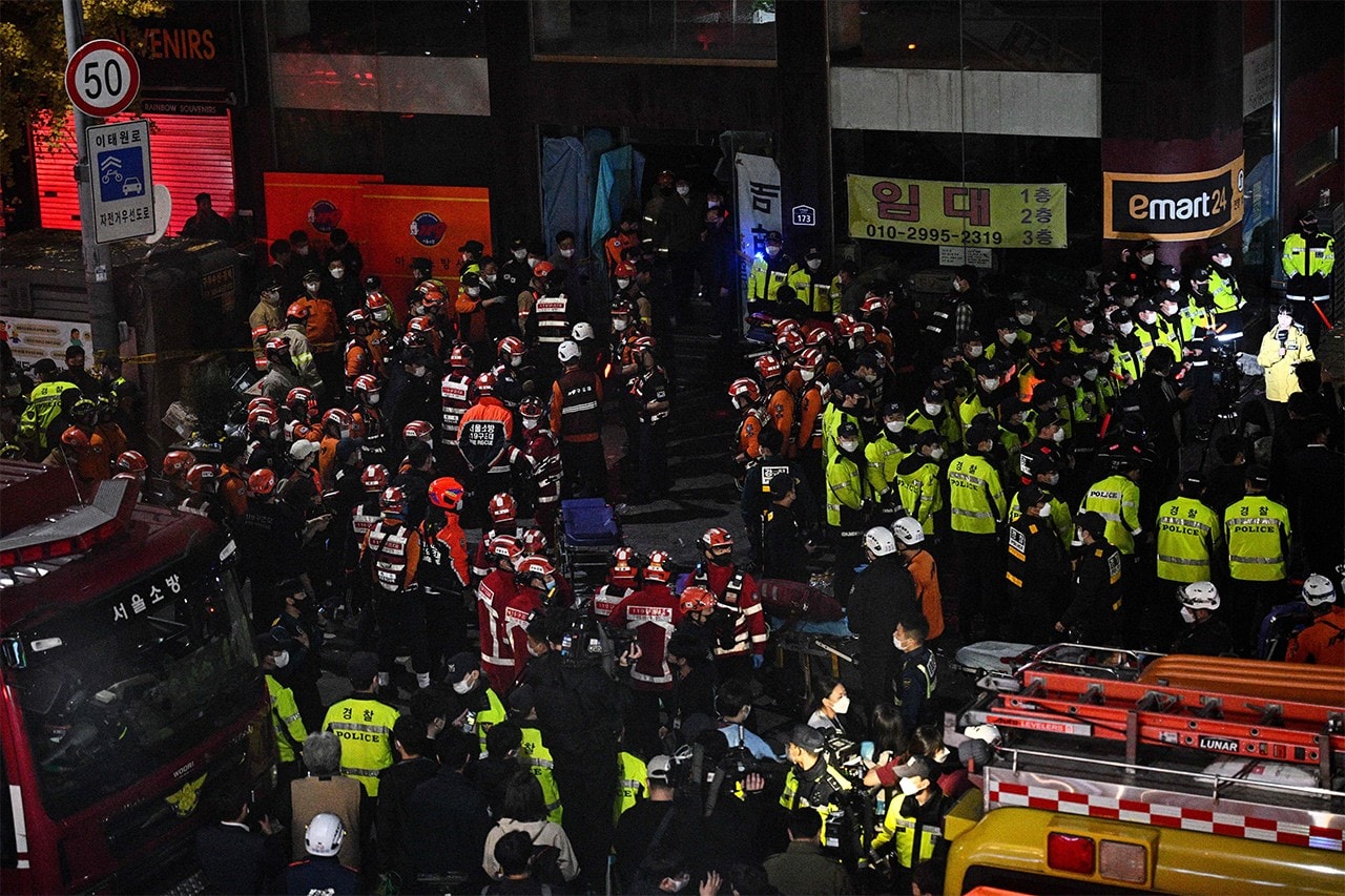 韓國首爾發生大規模「推擠事故」，造成 151 人傷亡
