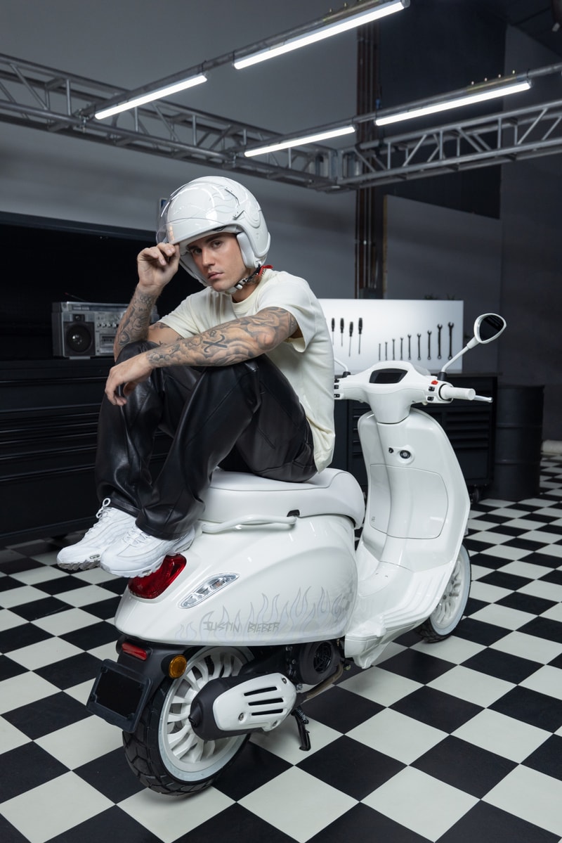 一舉實現車迷夢想！Justin Bieber X Vespa 夢幻車款正式亮相