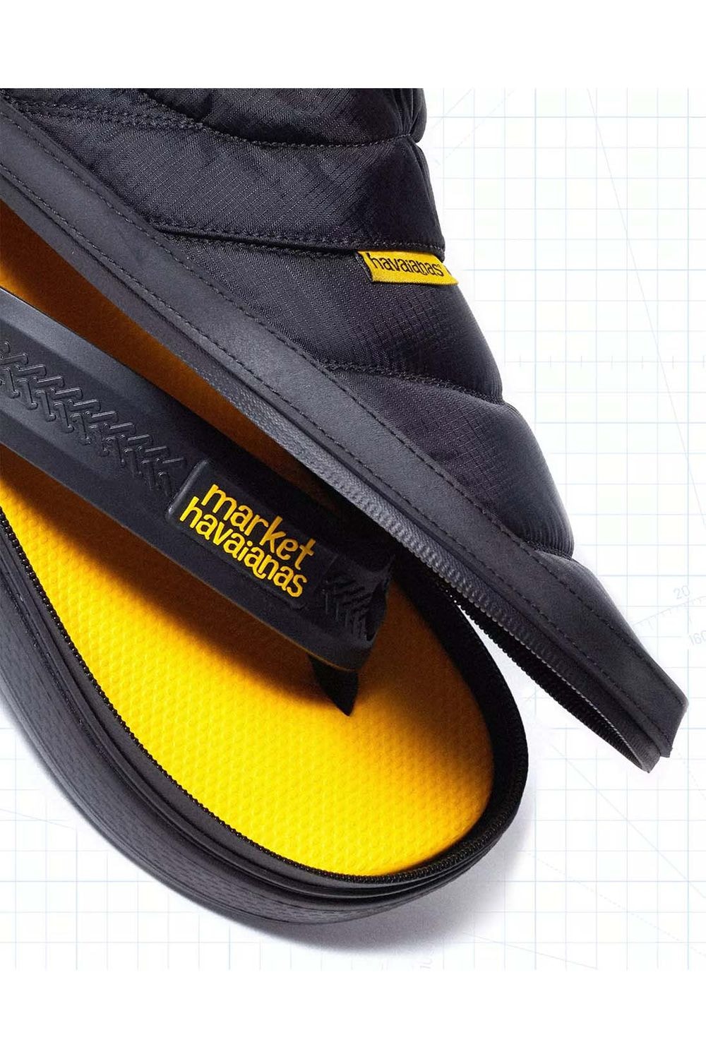 MARKET 攜手 Havaianas 推出拆卸式兩穿鞋履「Zip Top Slides」