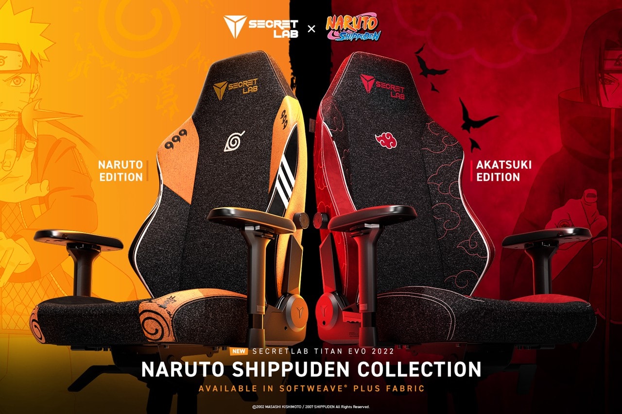 Secretlab 攜手《火影忍者 Naruto Shippuden》推出全新聯名電競椅