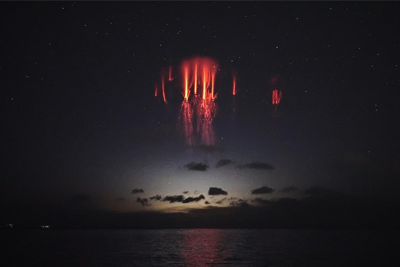 NASA 公開極度罕見天文景象「紅色精靈 Red Sprite」珍貴拍攝