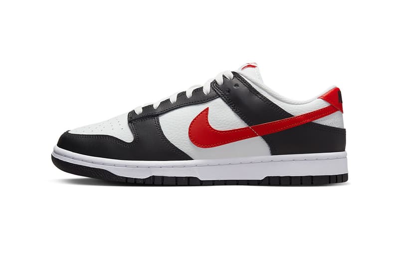 Nike Dunk Low 最新紅色 Swoosh 版本「Panda」率先曝光