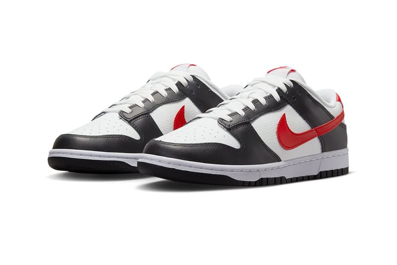 Nike Dunk Low 最新紅色 Swoosh 版本「Panda」率先曝光