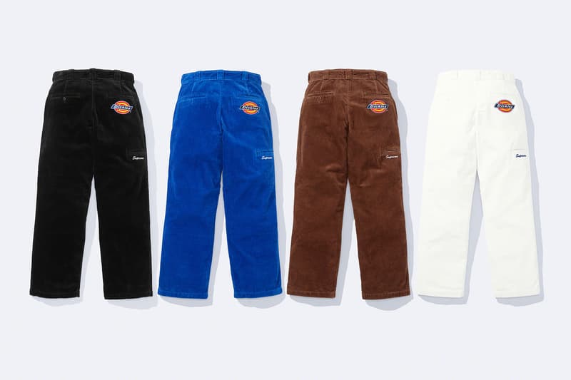 Supreme x Dickies 2022 秋季聯乘系列正式發佈