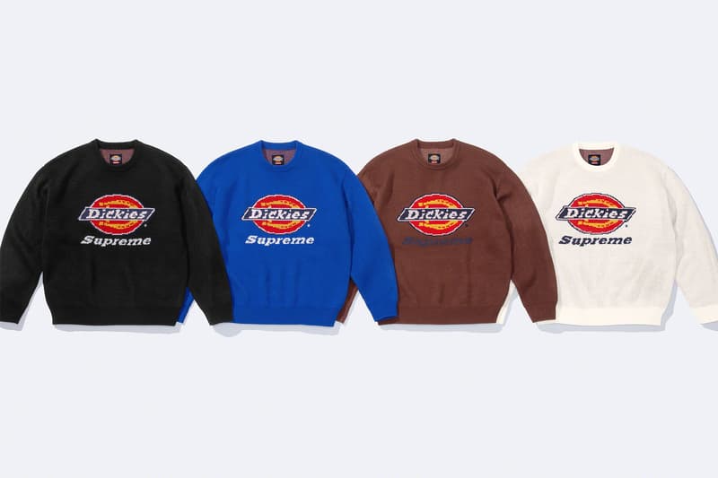 Supreme x Dickies 2022 秋季聯乘系列正式發佈