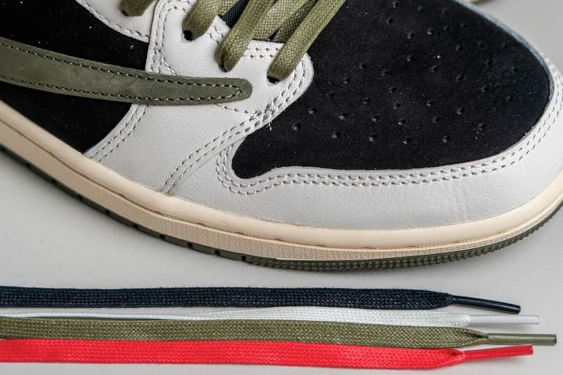 率先上腳 Travis Scott x Air Jordan 1 Low 最新聯名女鞋配色「Olive」