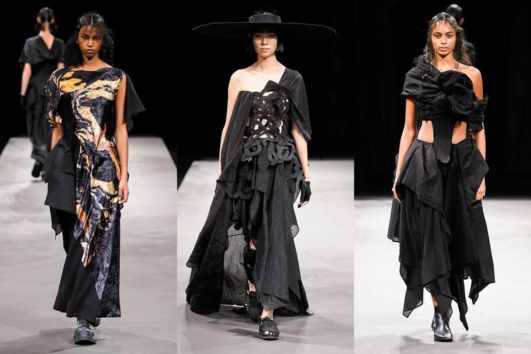 Yohji Yamamoto 2023 春夏女裝系列大秀登場