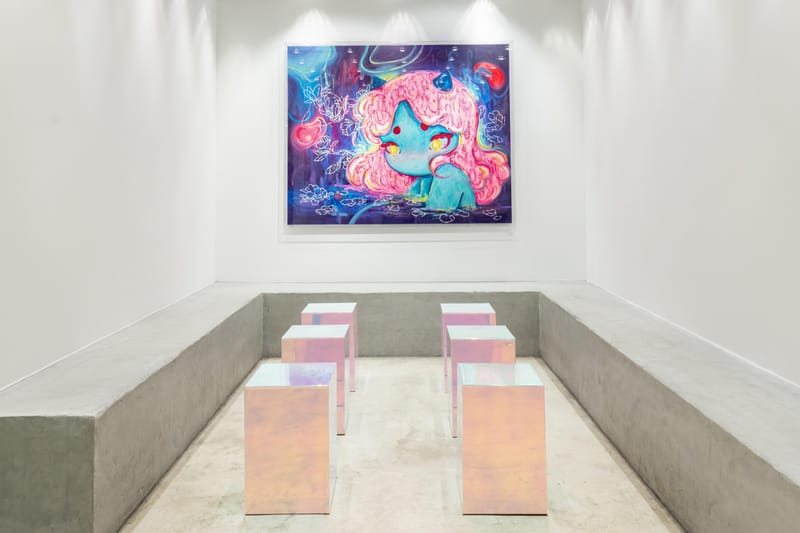 Hypebeans 攜手西班牙藝術家 Okokume 打造全新 Cosmic Girl 咖啡藝術空間