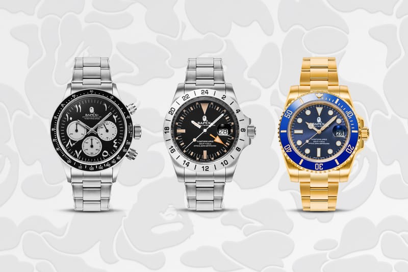 A BATHING APE® 推出三款全新 BAPEX 錶款