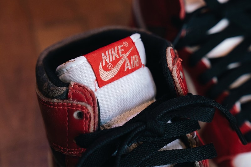 實際比對 1985 Air Jordan 1「Chicago」與 2022 Air Jordan 1「Lost & Found」