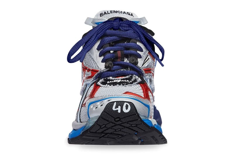Balenciaga Runner 運動鞋款全新「藍/紅/灰」配色正式登場