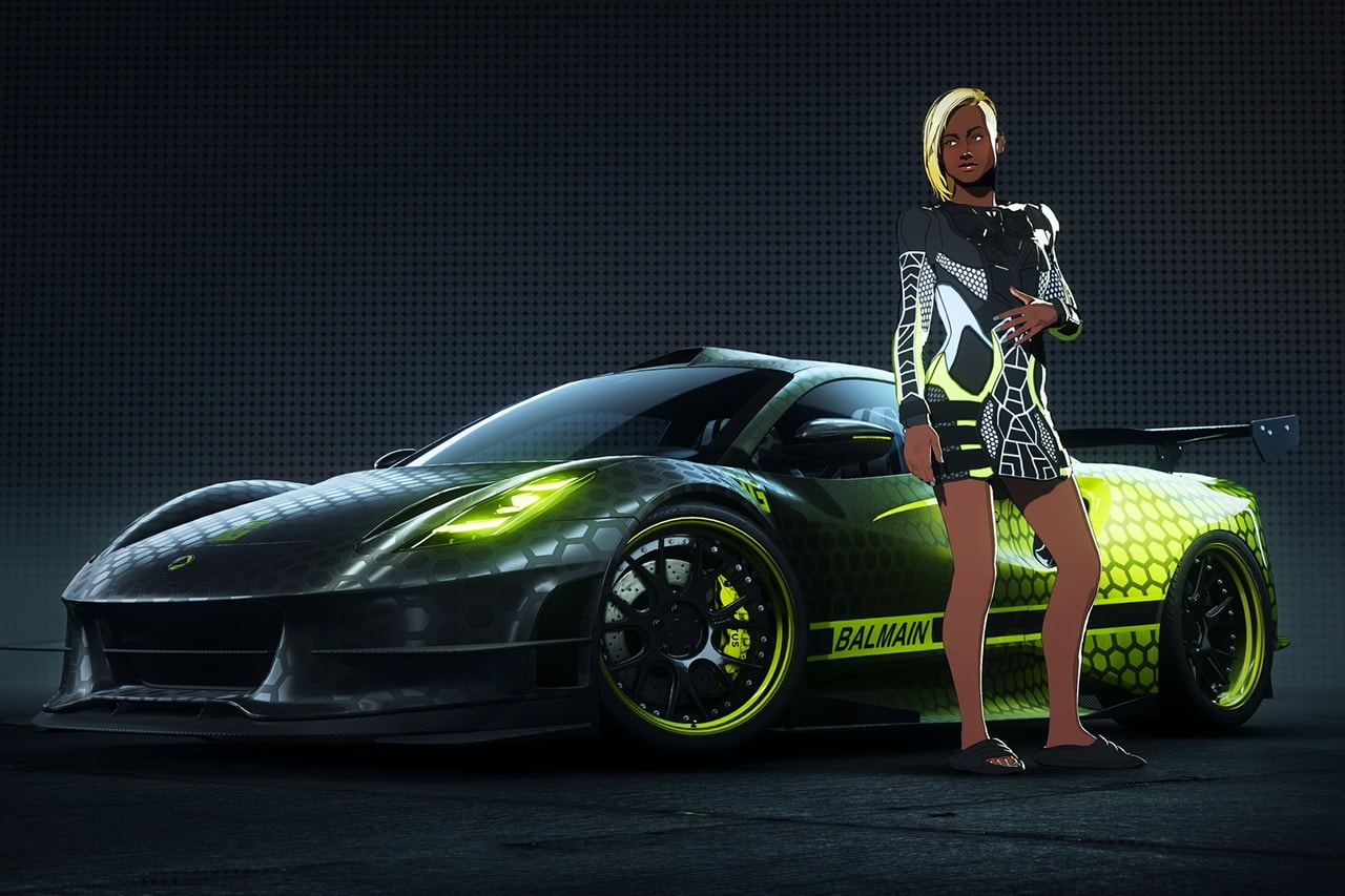 EA 最新賽車遊戲《極速快感：桀驁不馴》攜手 Balmain 打造全新定製系統
