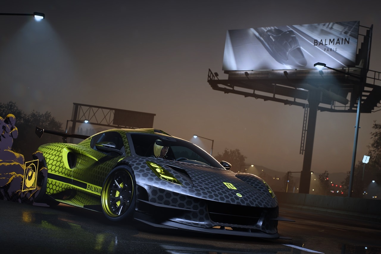 EA 最新賽車遊戲《極速快感：桀驁不馴》攜手 Balmain 打造全新定製系統