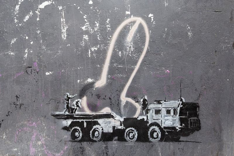 Banksy 證實親赴烏克蘭基輔等城市創作 7 幅壁畫